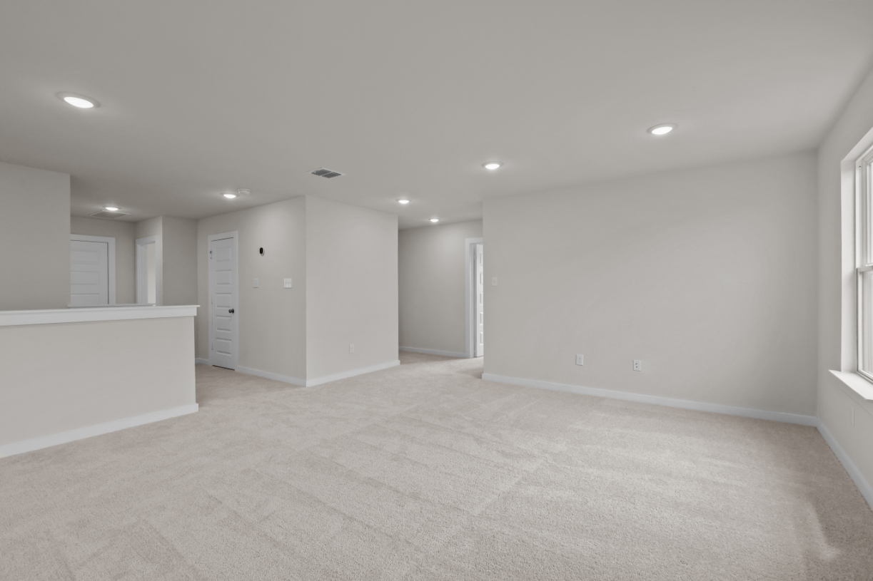 A large empty room.