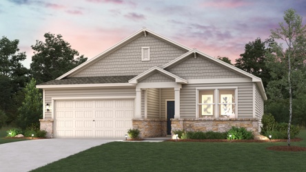 A house with a lawn in front of it.