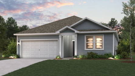 A house with a garage.