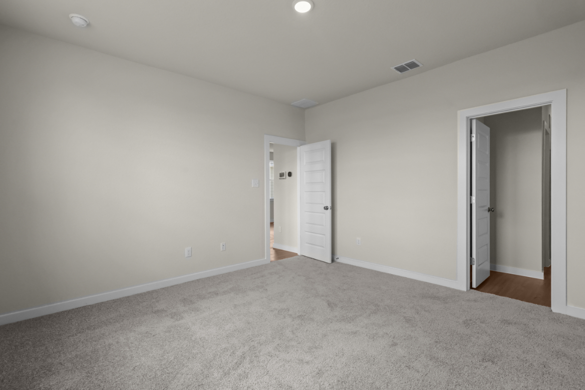 A room with white walls.