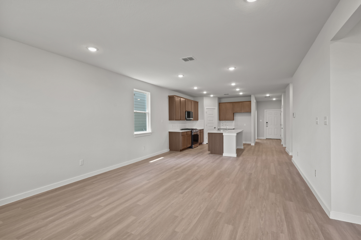 A large empty room.