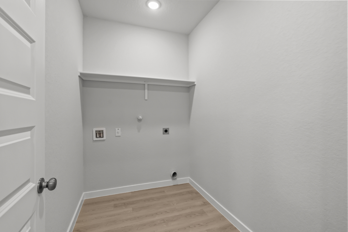 A room with white walls.