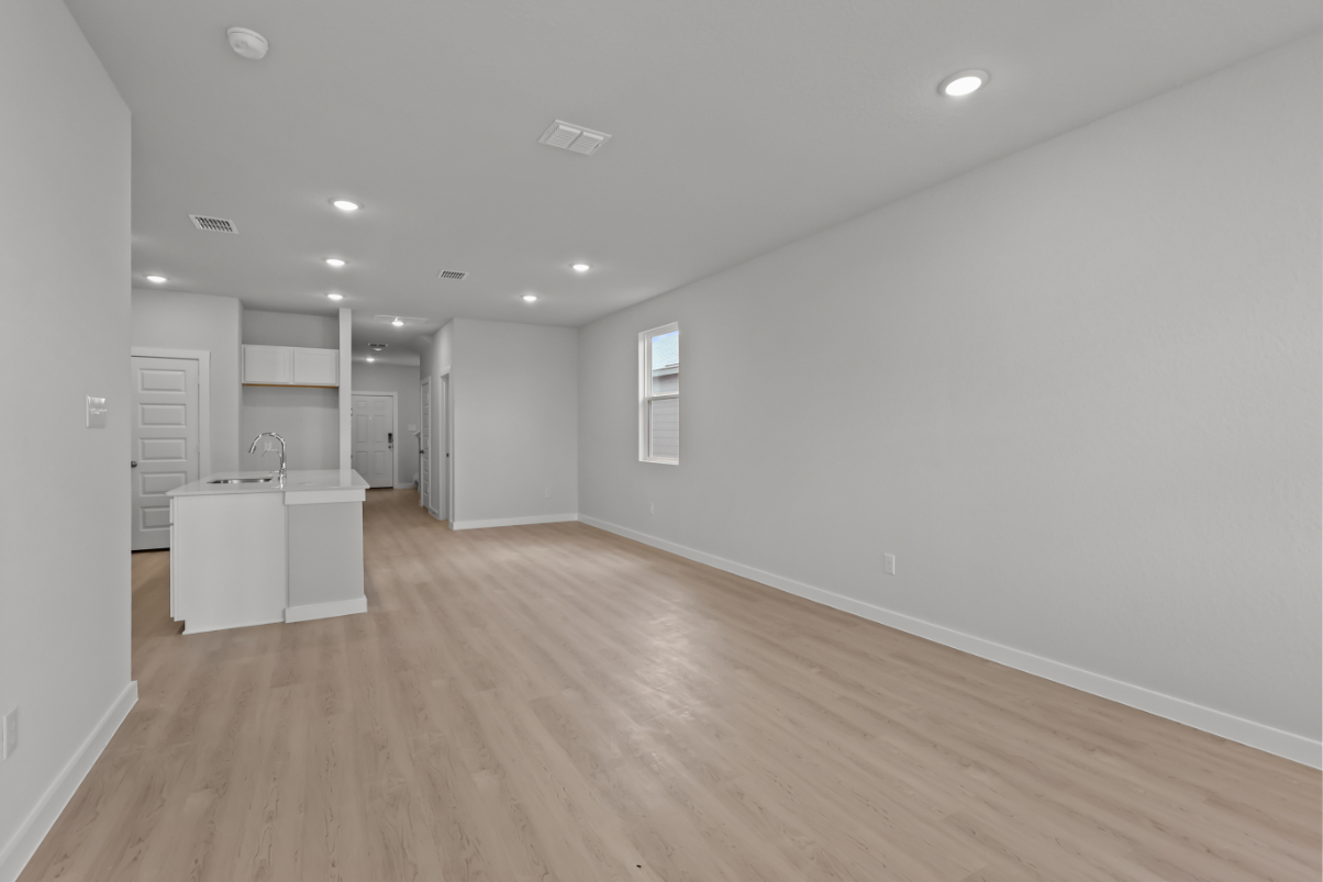 A large empty room.
