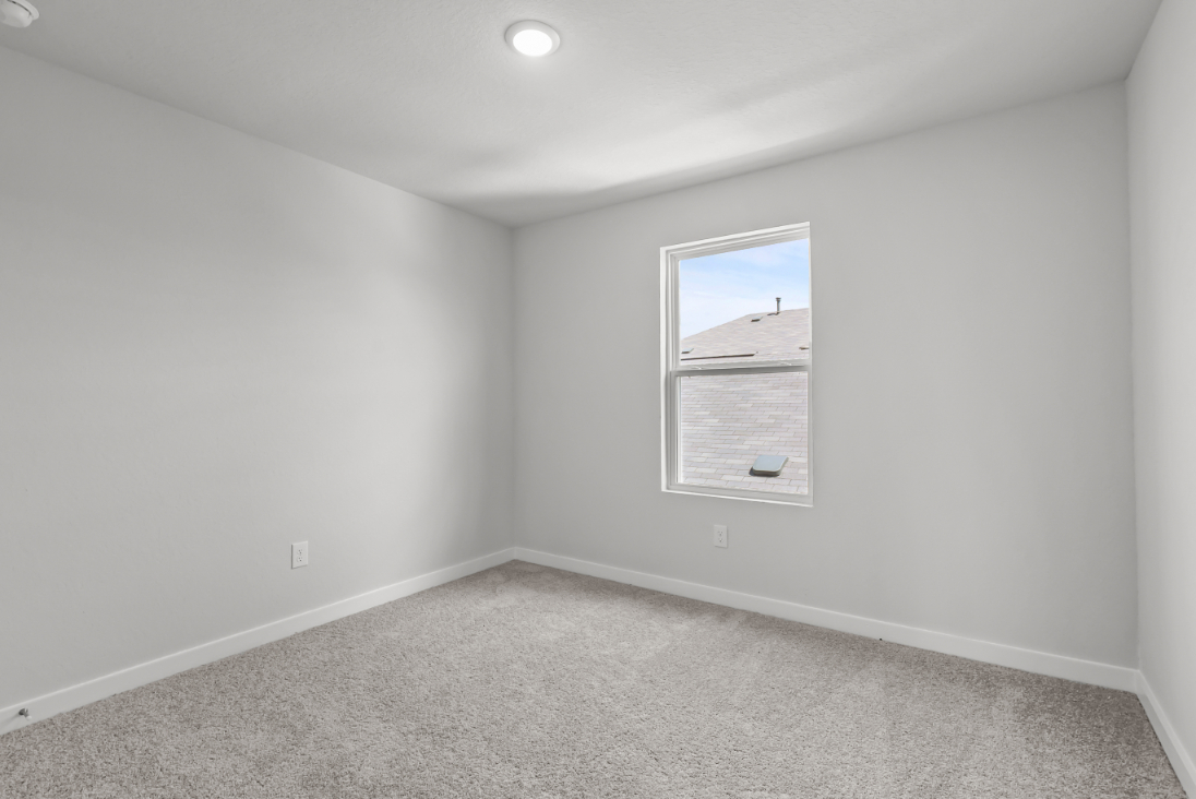 A room with a window.