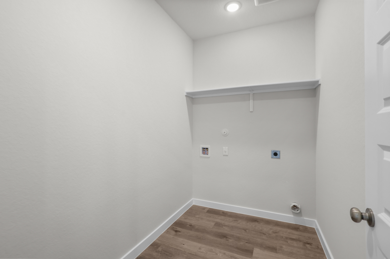 A room with white walls.