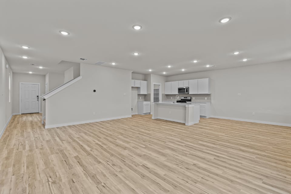 A large empty room.