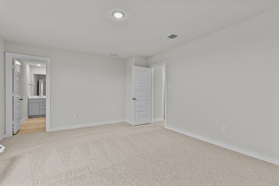 A room with white walls.