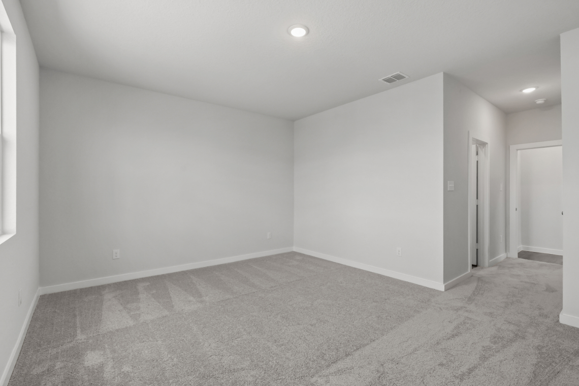 A room with white walls.
