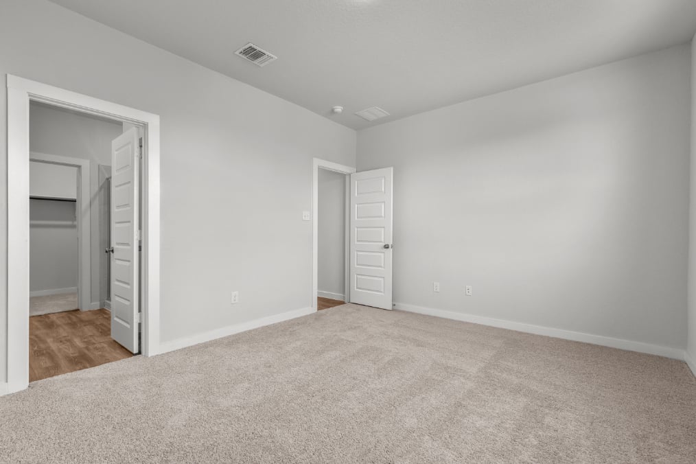 A room with white walls.