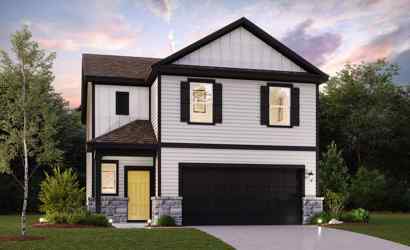 Emory floorplan Elevation B at Hacienda