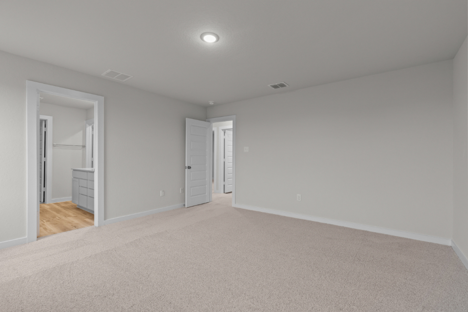 A room with white walls.