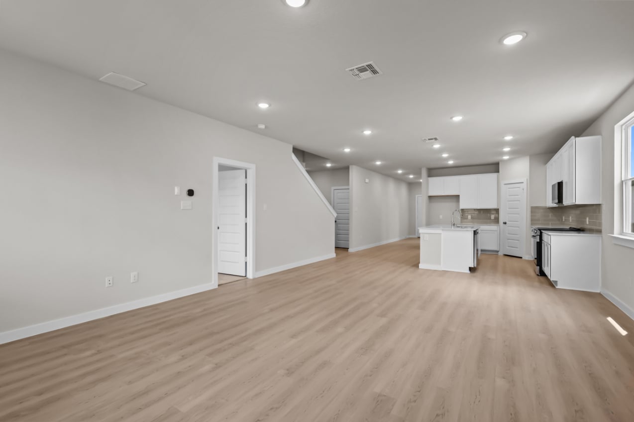 A large empty room.