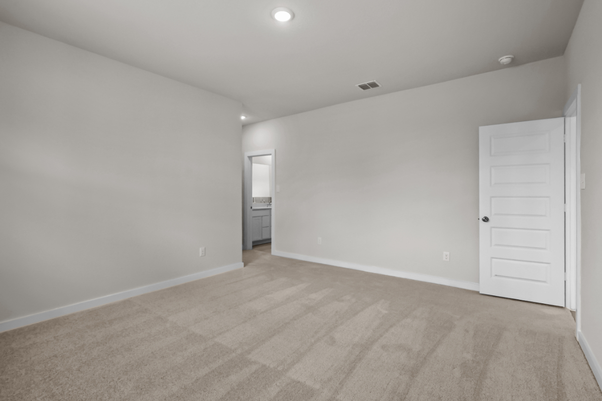 A room with white doors.