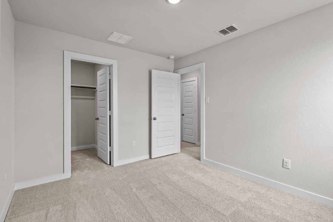 A room with white walls.