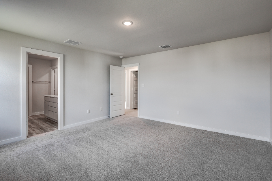 A room with white walls.