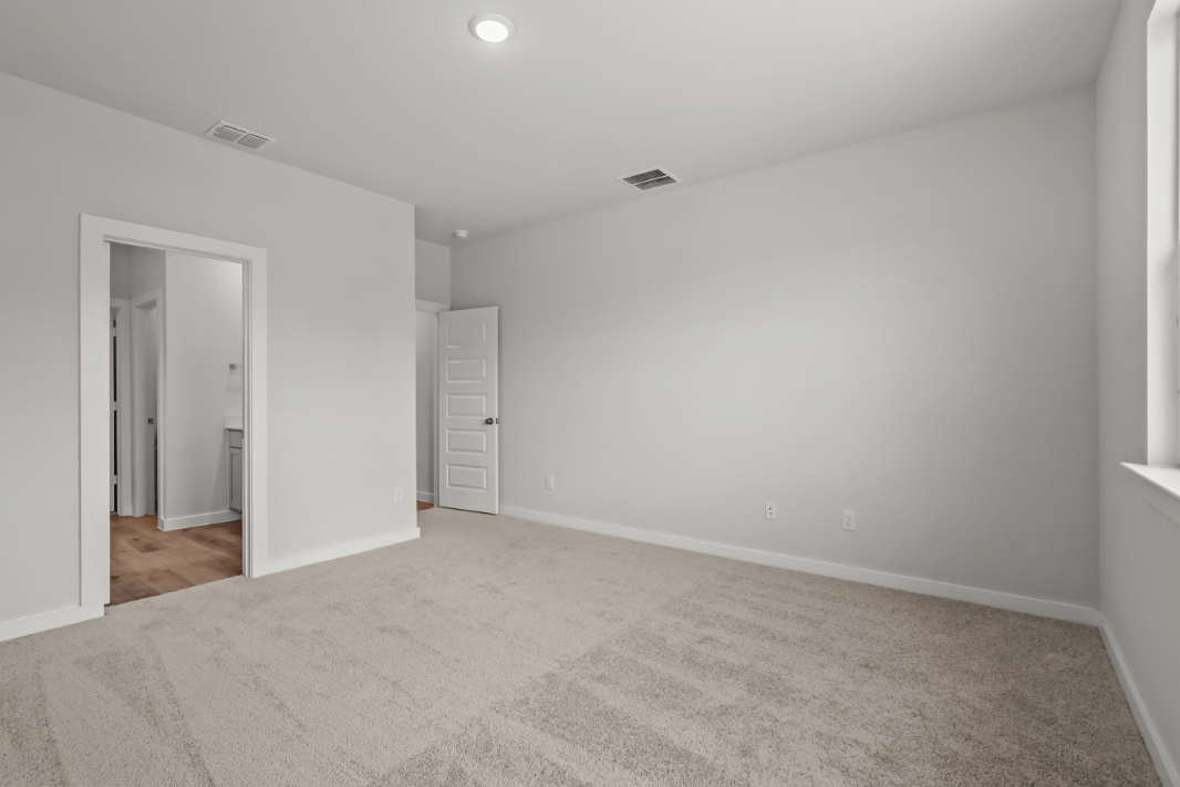 A room with white walls.