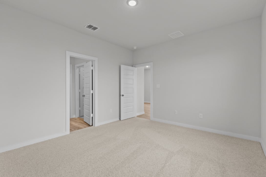 A room with white walls.