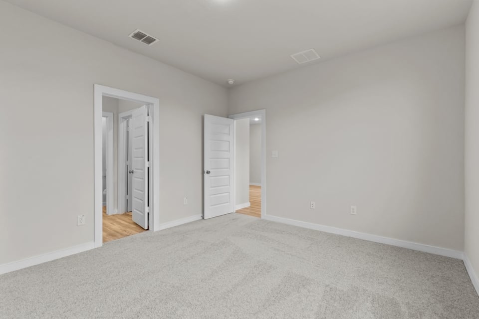 A room with white walls.