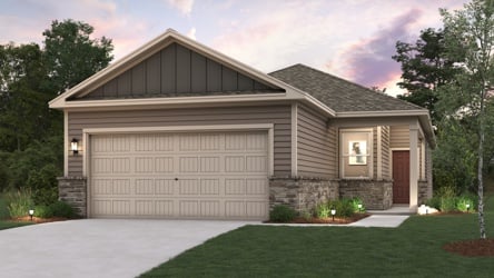 A house with a driveway.