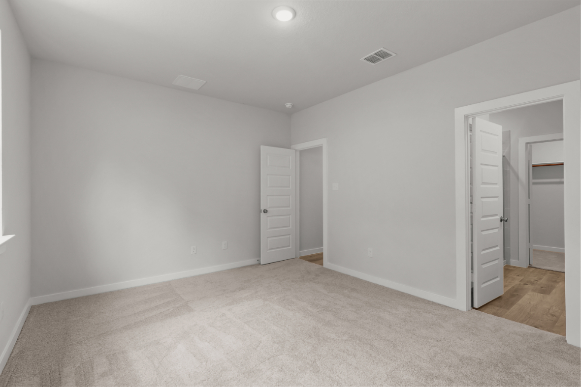 A room with white walls.
