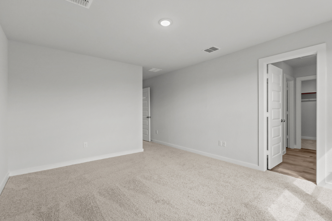 A room with white walls.