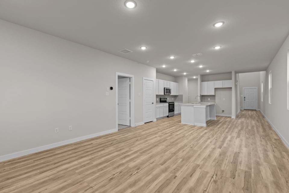 A large empty room.