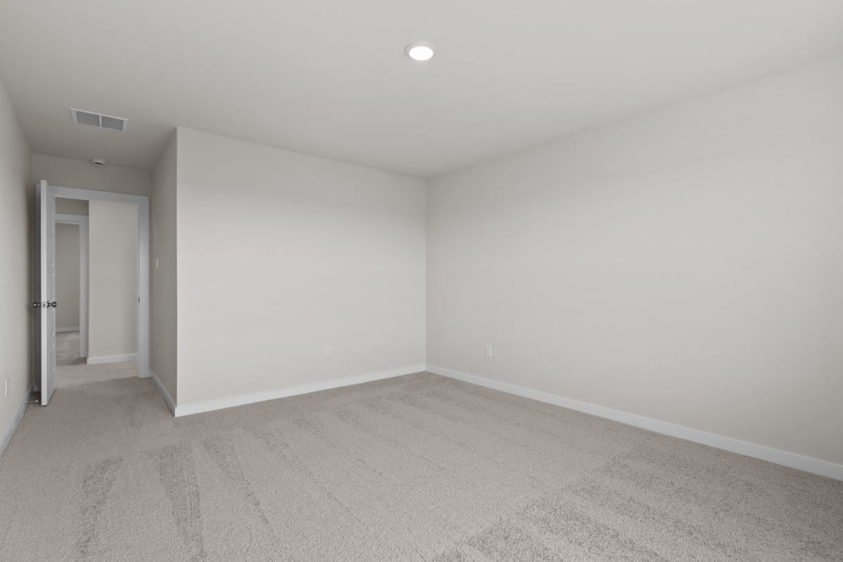 A room with white walls.