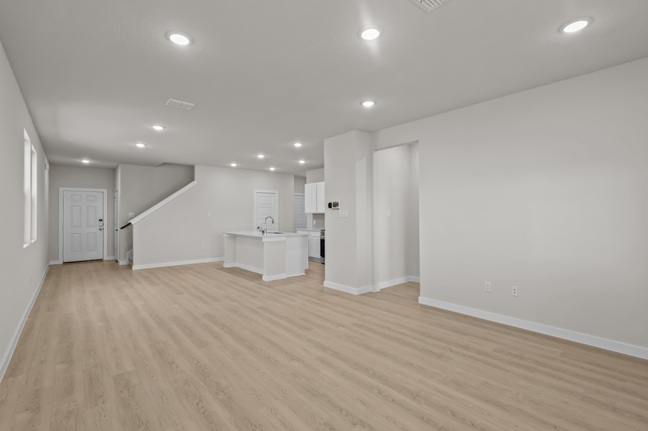 A large empty room.