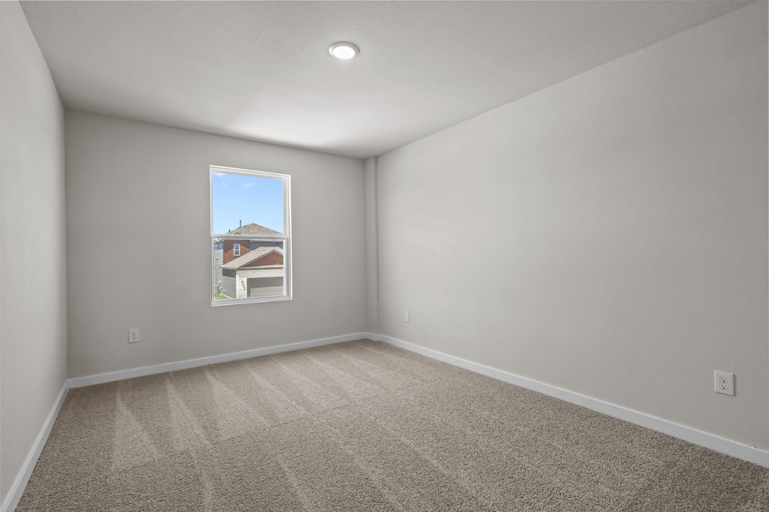 A room with a window.