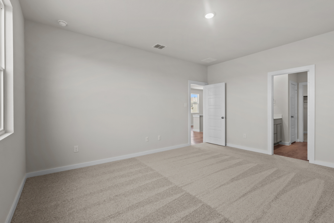 A room with white walls.