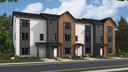 A large building with many windows.