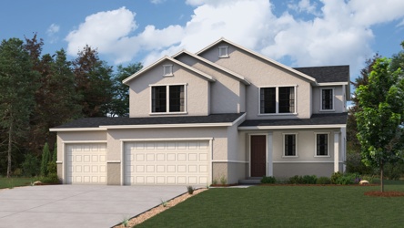 A house with a driveway.