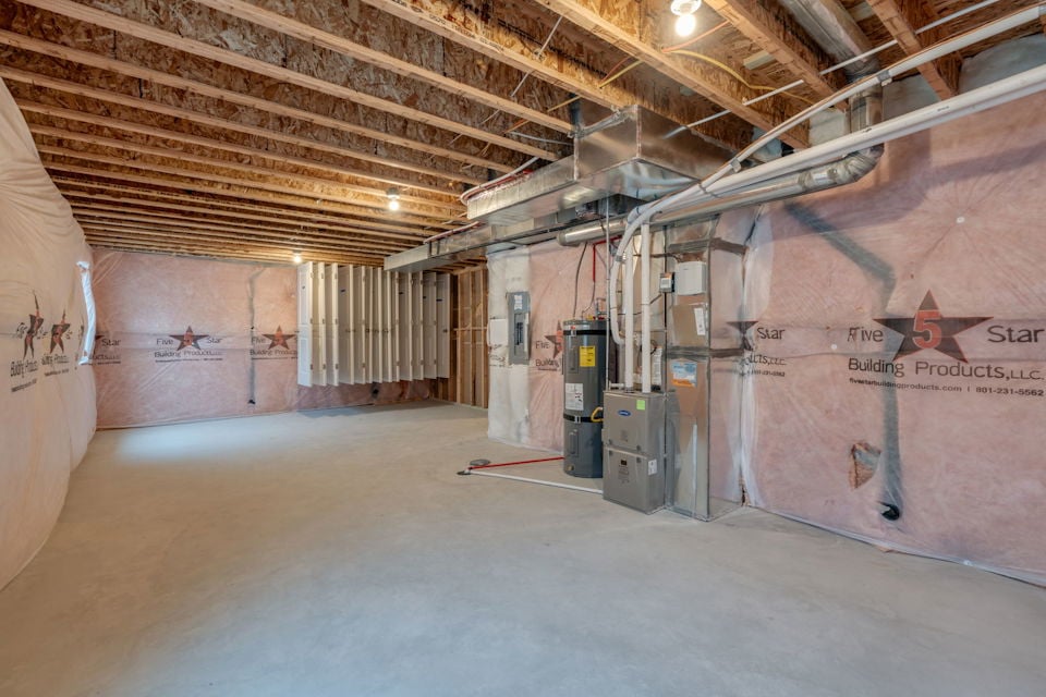 A room with a few doors.