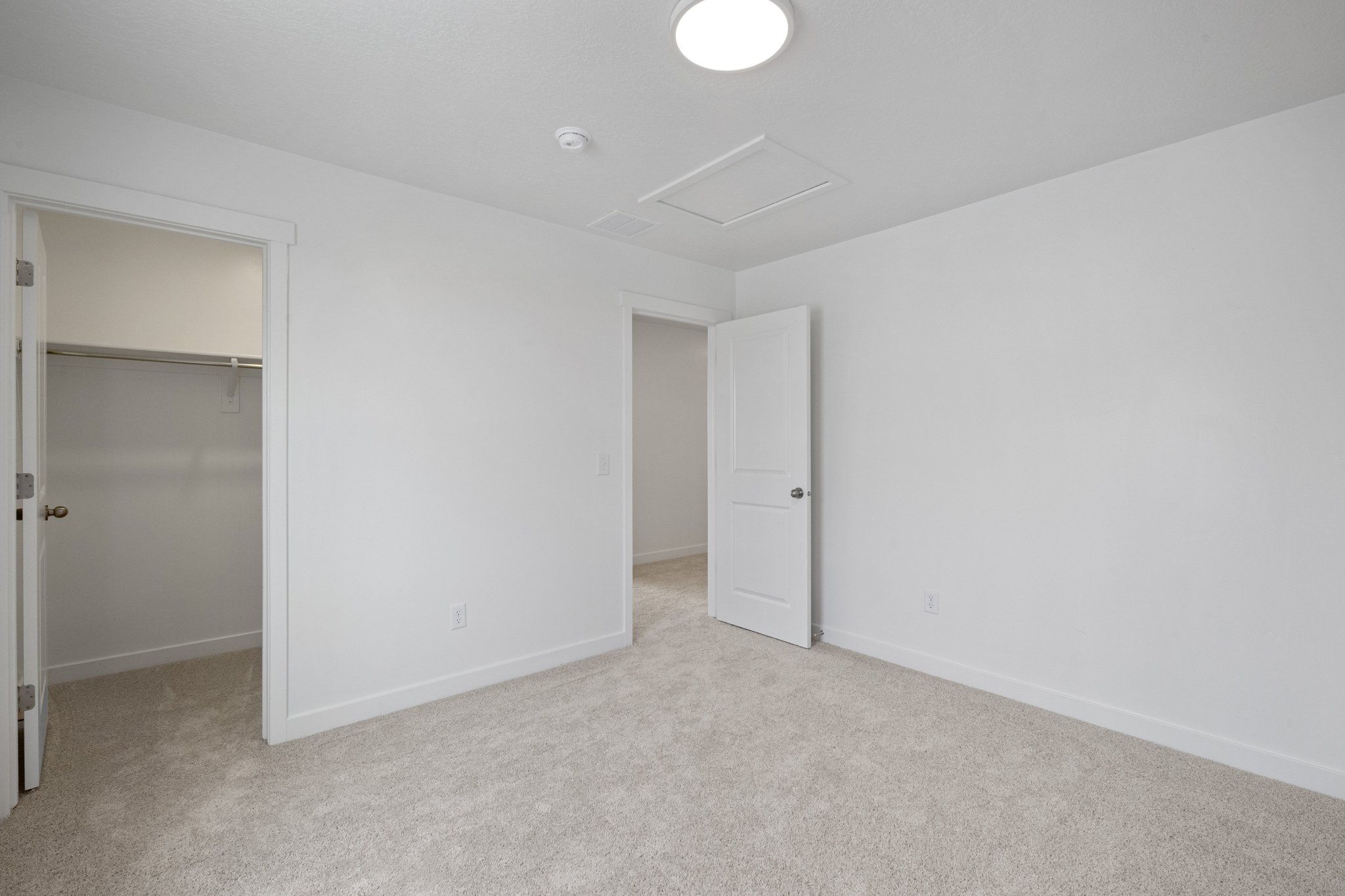 A room with white walls.