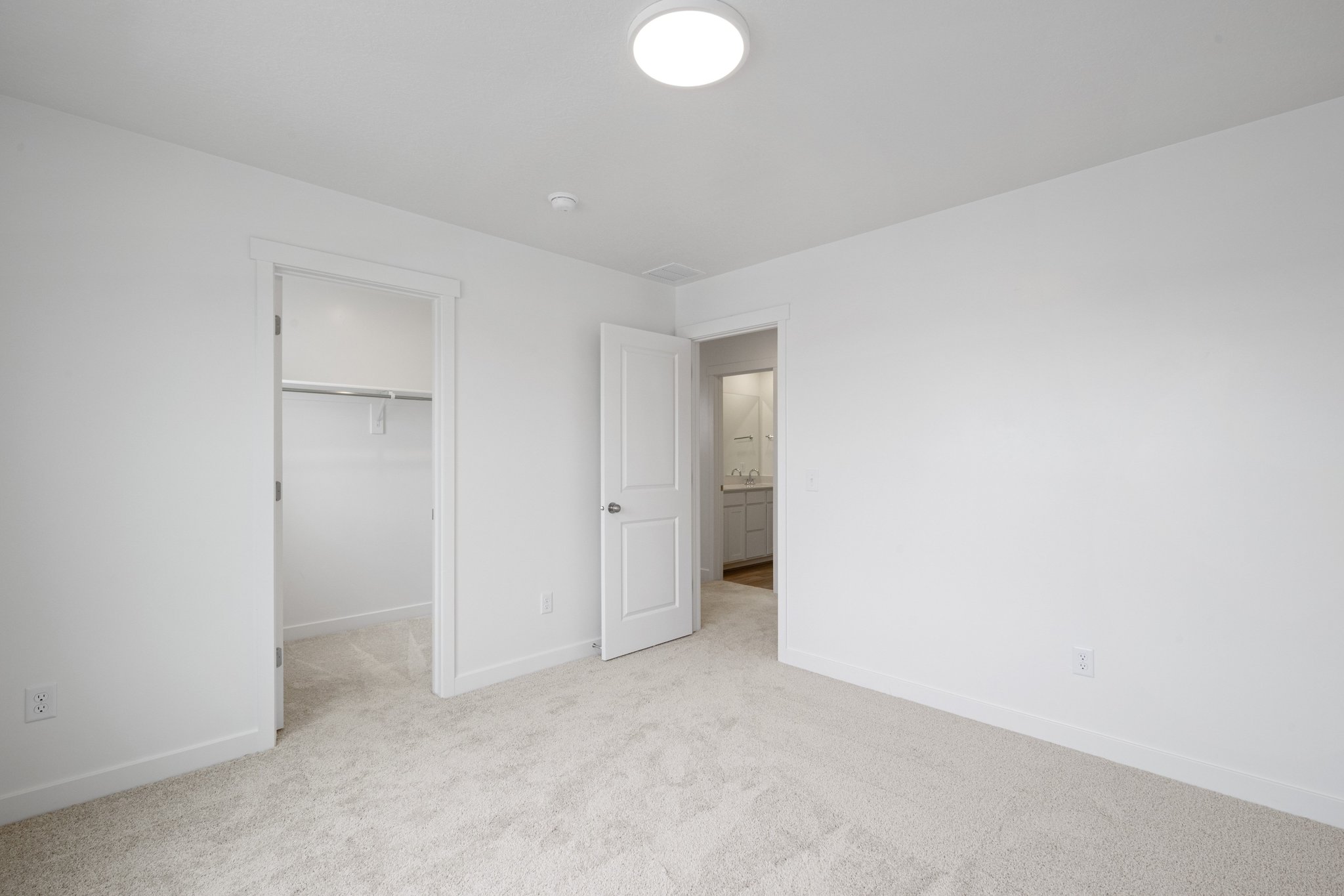 A room with white walls.