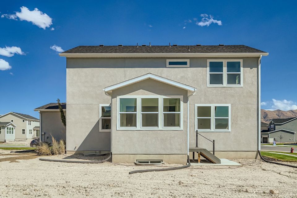 A house with a garage.