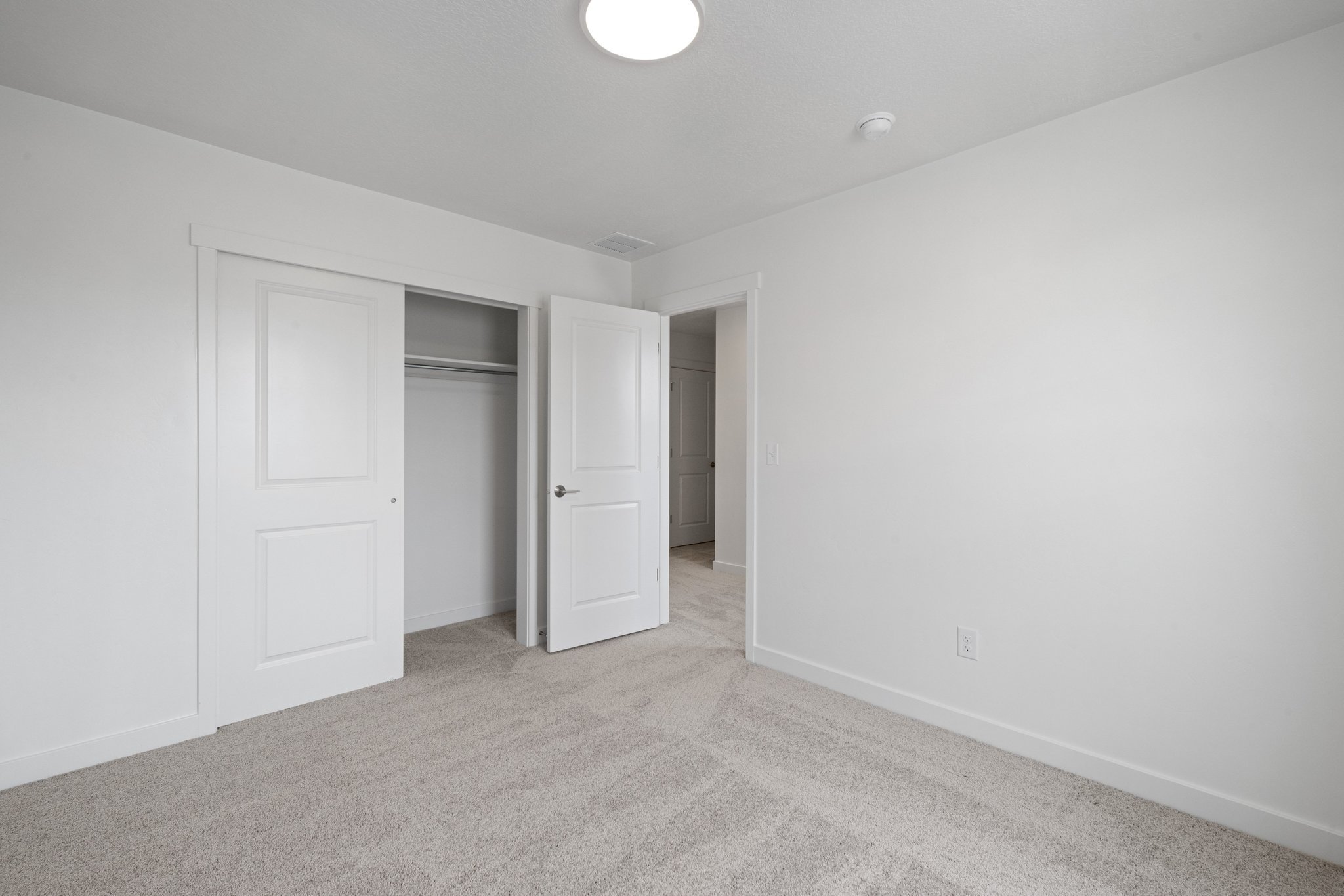 A room with white walls.