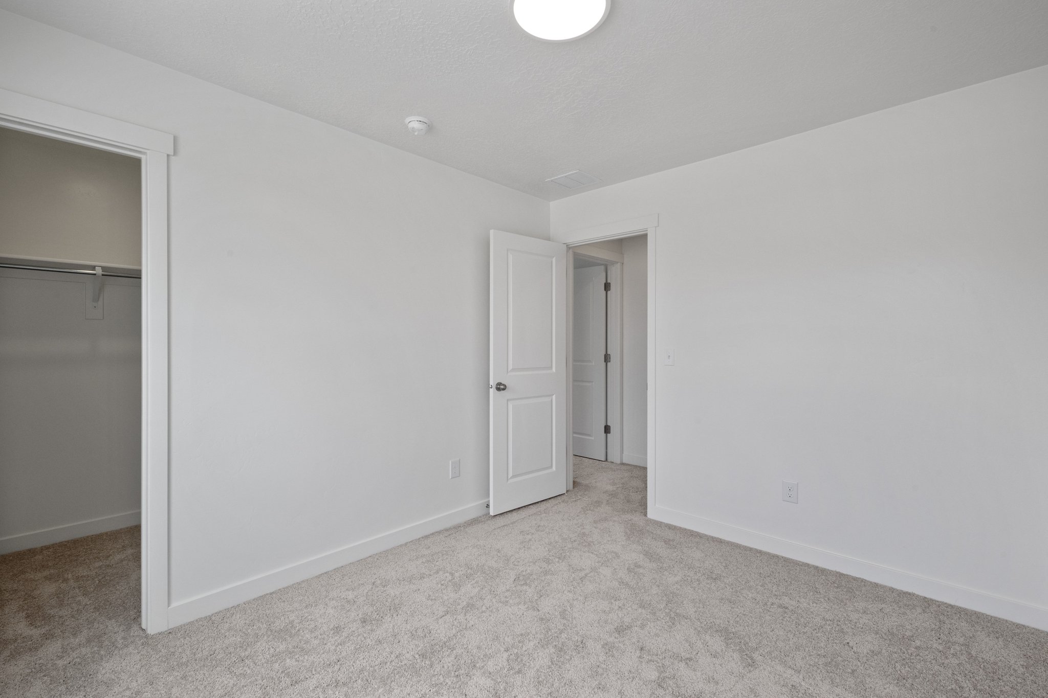 A room with white walls.