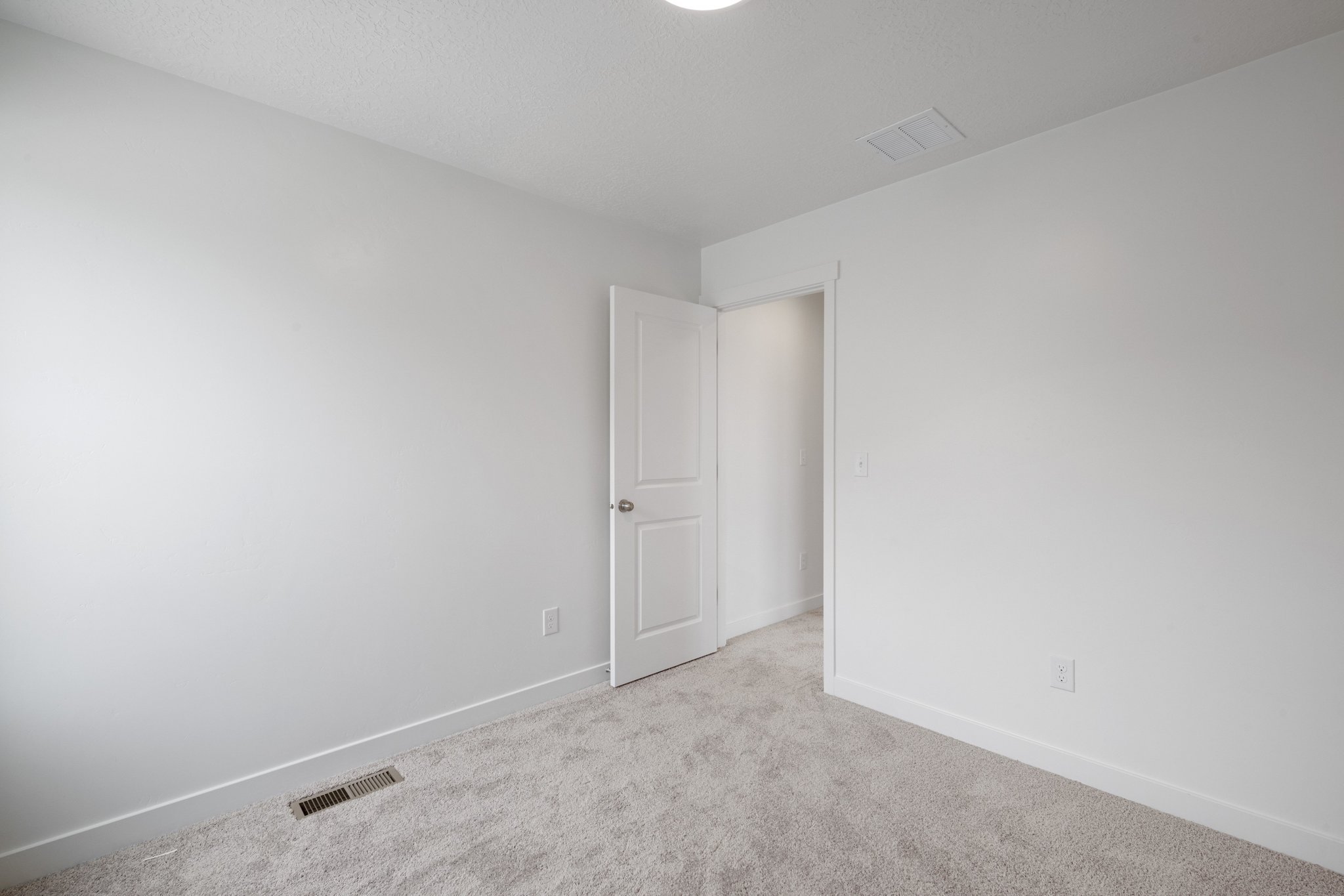 A room with white walls.