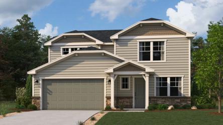 Palisade plan, C elevation rendering 