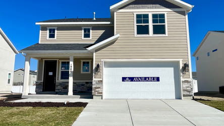 A building with a sign on the front.