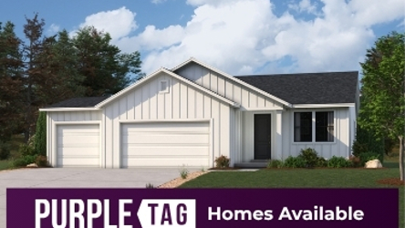 A house with a garage.