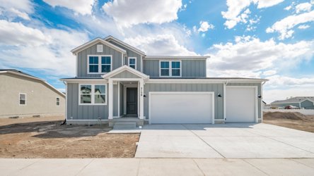 A building with garages.