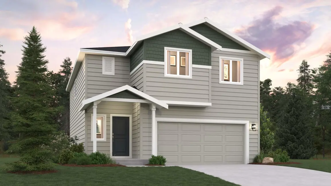 This home — photograph published by the builder