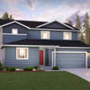 The Lawson Elevation B - 2 Bay Garage at Cobble Hill