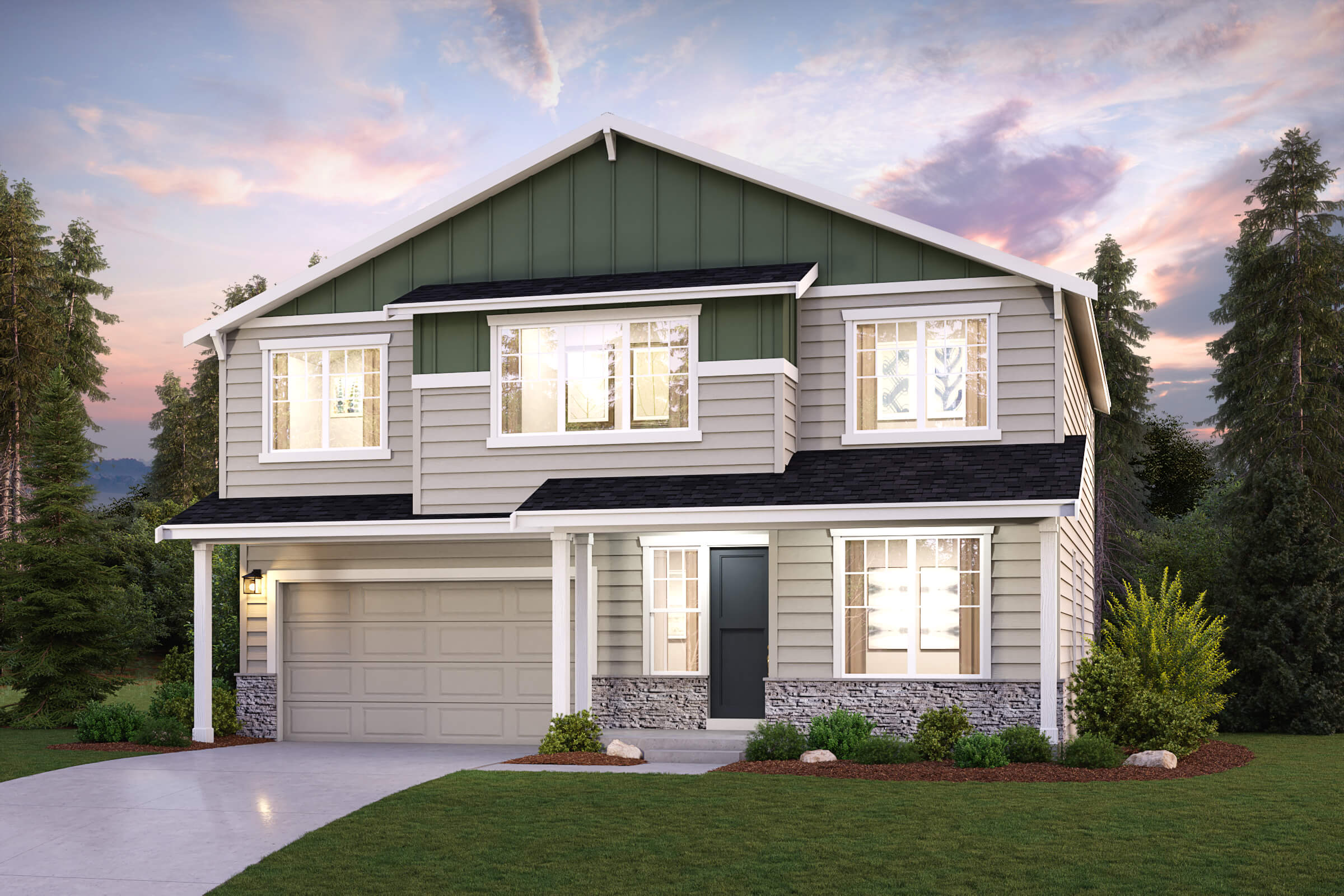 Warren (Basement) Floorplan at The Diamonds at Whiskey Ridge by Century