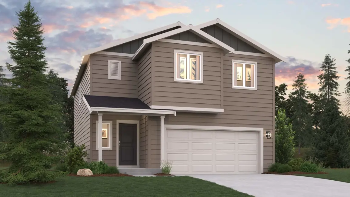 This home — photograph published by the builder