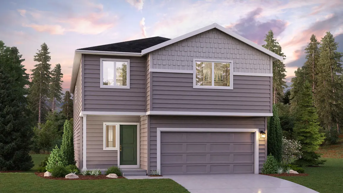 This home — photograph published by the builder