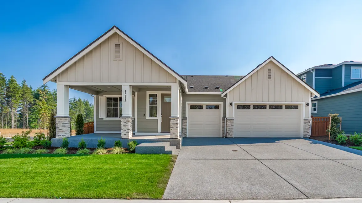 This home — photograph published by the builder