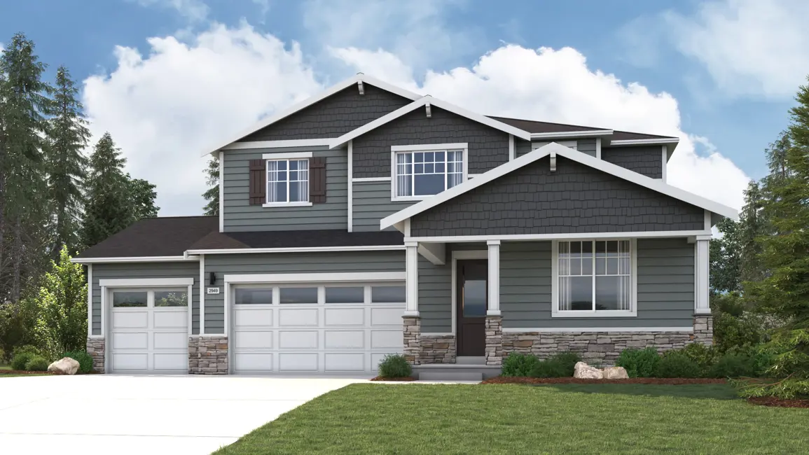 This home — photograph published by the builder